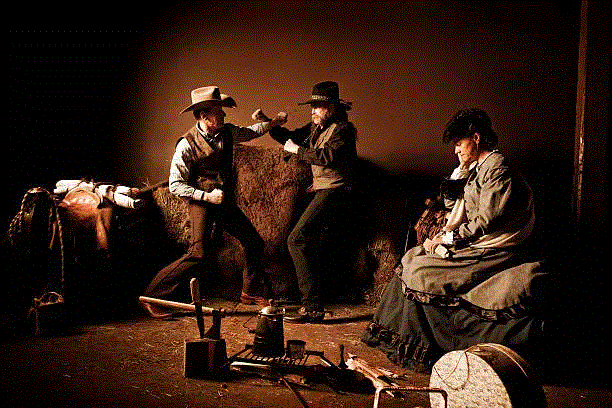 Cowboys fighting